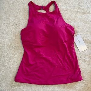 Athleta Maldives bra cup tankini. Hot pink. 36 D/DD